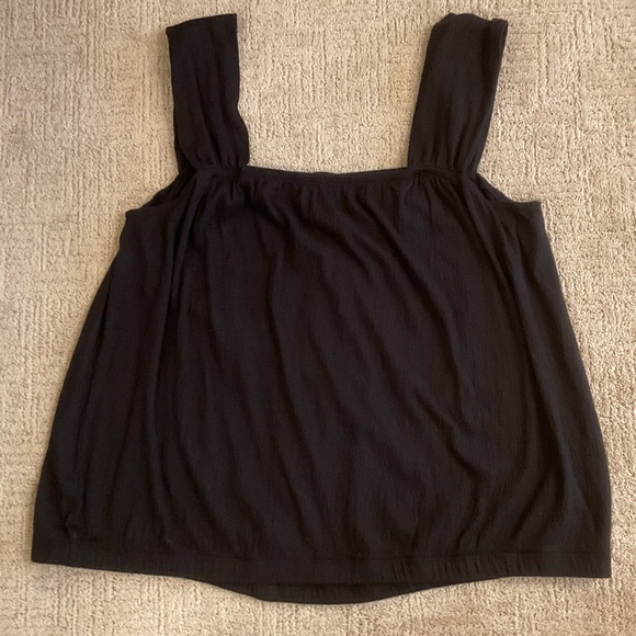 ✨🌸 Lane Bryant Women Relaxed Crop Cap-Sleeve Square-Neck Top Size 22/24 EUC - Picture 5 of 10